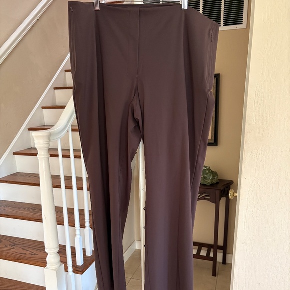 Lululemon Dark Brown Versatile Smooth Fit Pull-On High Rise Pants Stretch 20 - Picture 1 of 4